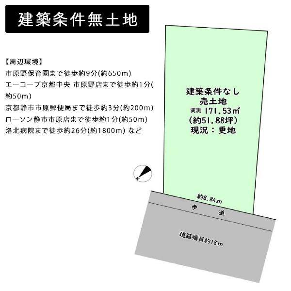 京都市左京区静市市原町の売土地