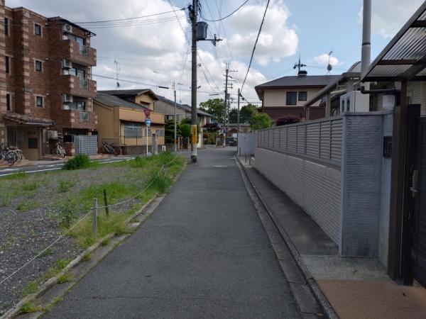 京都市北区紫竹上竹殿町の土地