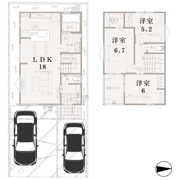 京都市左京区一乗寺松田町の新築一戸建