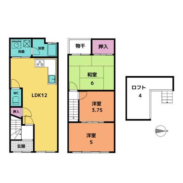 京都市北区鷹峯藤林町の中古一戸建て