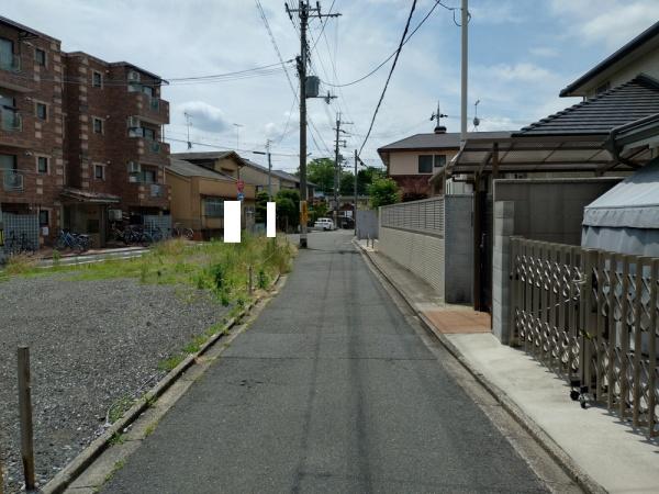 京都市北区紫竹上竹殿町の土地