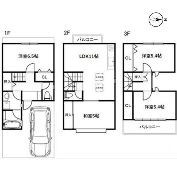 京都市中京区西ノ京車坂町の中古一戸建