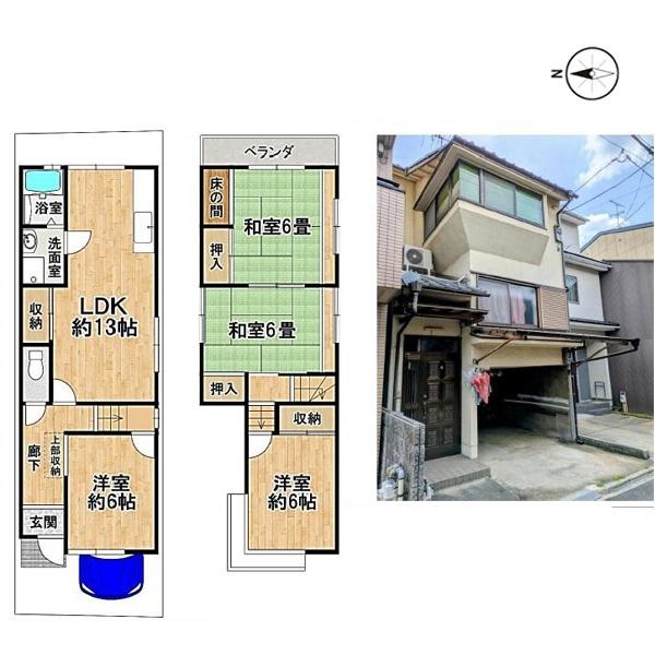 京都市北区紫野中柏野町の中古一戸建
