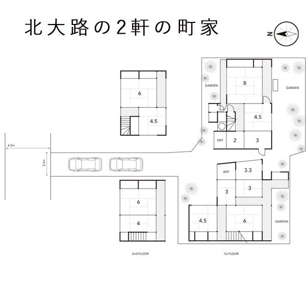 京都市北区小山上初音町の中古一戸建て