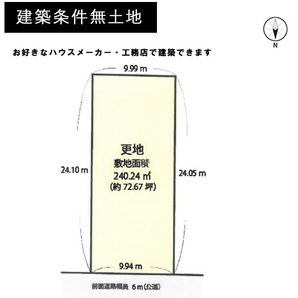 京都市北区紫竹上ノ岸町の売土地