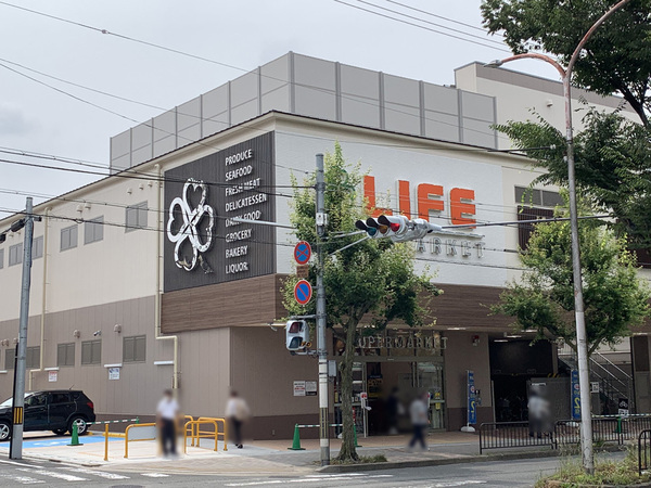 京都市北区紫竹上芝本町の土地(ライフ堀川北山店)