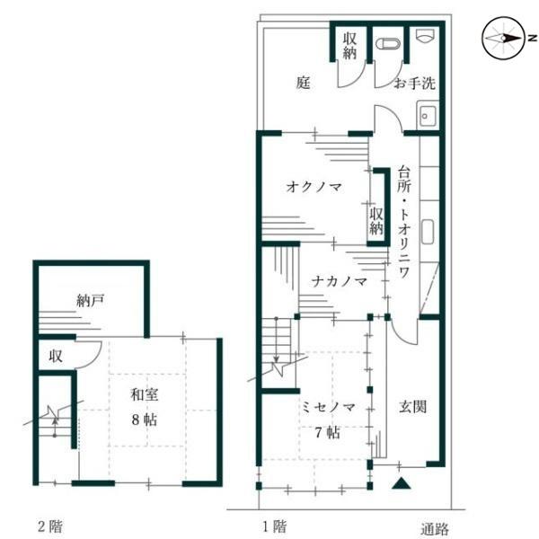 京都市北区紫竹西南町の中古一戸建て
