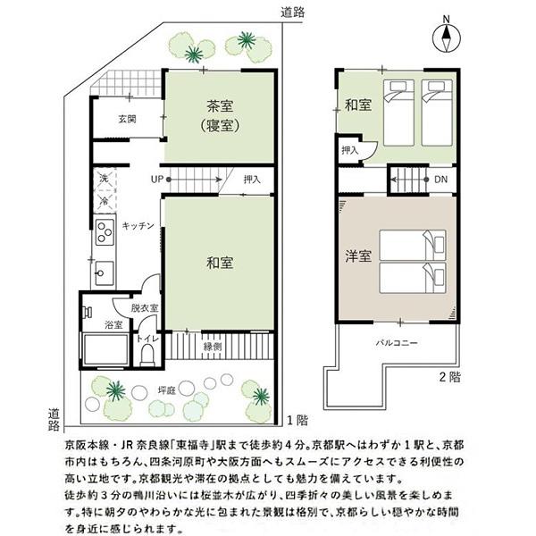 京都市東山区福稲柿本町の中古一戸建