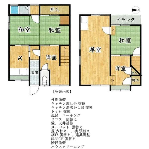 京都市上京区御前通下立売上る２丁目仲之町の中古テラスハウス