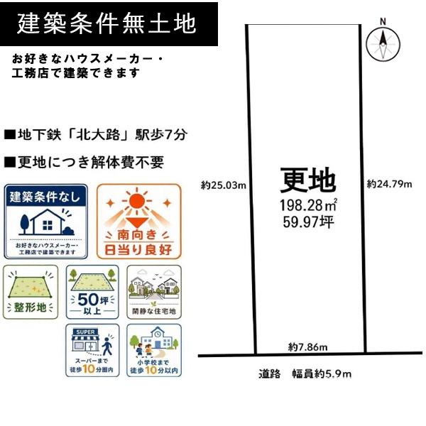 京都市北区小山下初音町の土地
