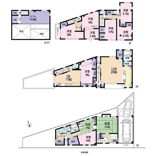 京都市左京区田中飛鳥井町の中古一戸建