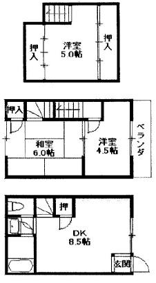 京都市山科区椥辻中在家町の中古一戸建