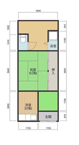 京都市右京区太秦棚森町の中古テラスハウス