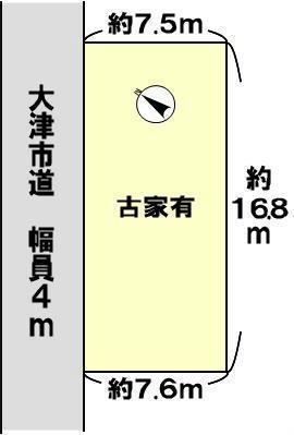 大津市湖城が丘の土地