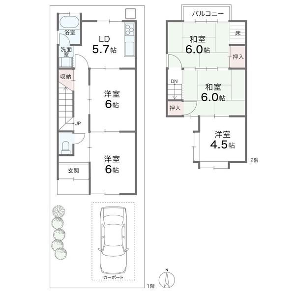 京都市伏見区桃山町正宗の中古一戸建て