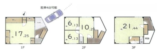 京都市西京区大枝中山町の中古一戸建