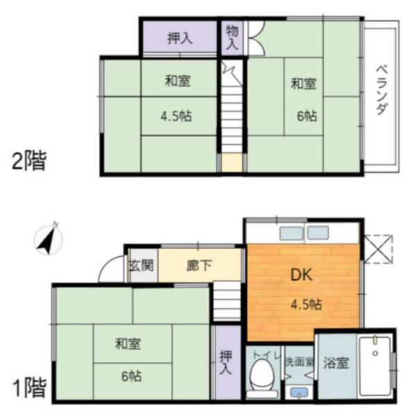 京都市西京区山田平尾町の中古一戸建