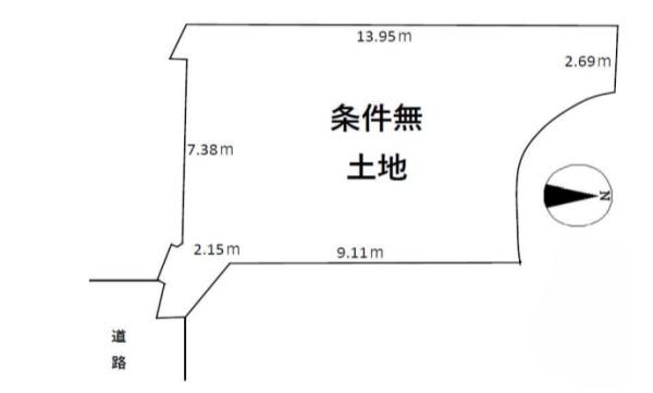 大津市湖城が丘の土地