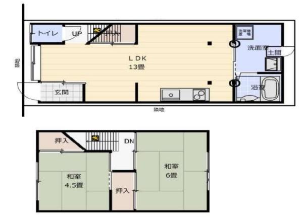 京都市山科区椥辻西浦町の中古一戸建て