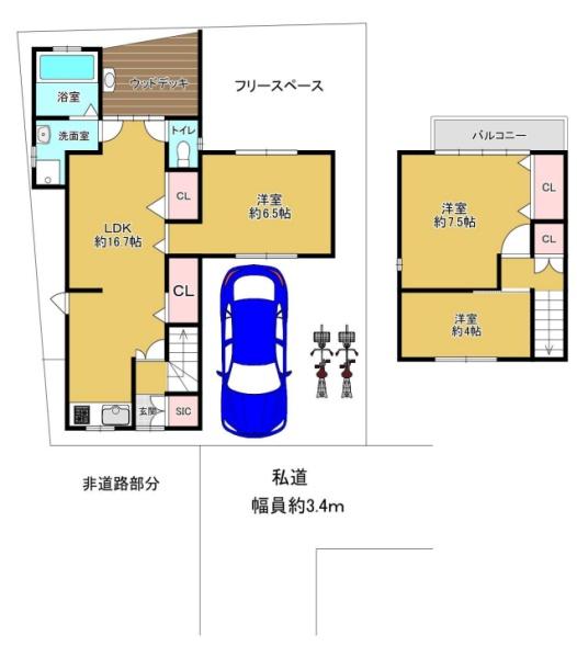 京都市右京区鳴滝蓮花寺町の中古一戸建