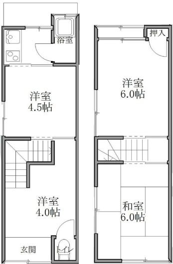 京都市山科区川田西浦町の中古一戸建