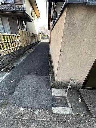 京都市右京区嵯峨柳田町の土地(現地土地写真)