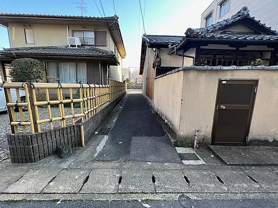 京都市右京区嵯峨柳田町の土地(現地土地写真)