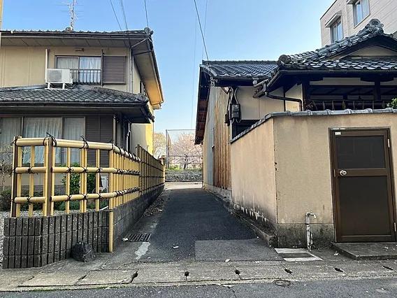 京都市右京区嵯峨柳田町の土地(現地土地写真)