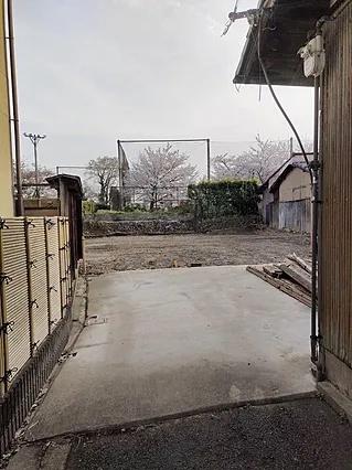 京都市右京区嵯峨柳田町の土地(現地土地写真)