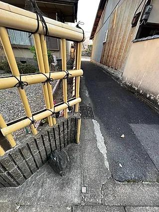 京都市右京区嵯峨柳田町の土地(現地土地写真)