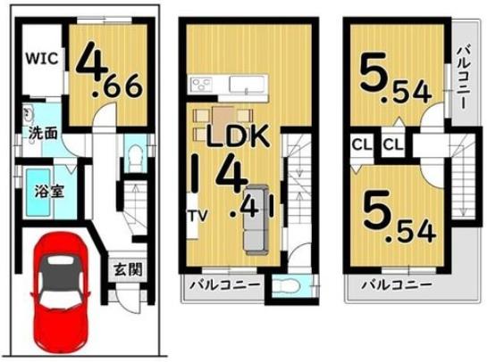 京都市右京区梅津罧原町の新築一戸建