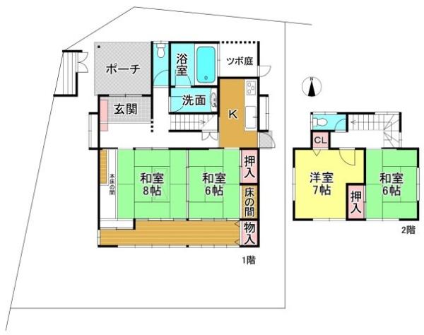 大津市清風町の中古一戸建