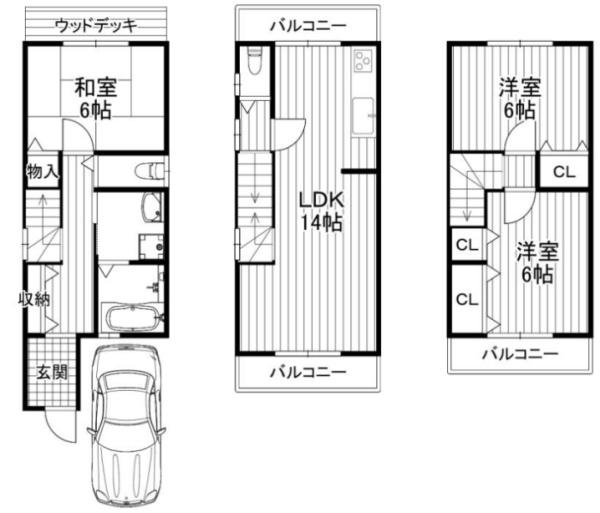 京都市伏見区淀美豆町の中古一戸建て