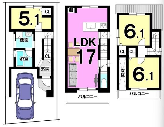 京都市右京区太秦森ケ西町の新築一戸建