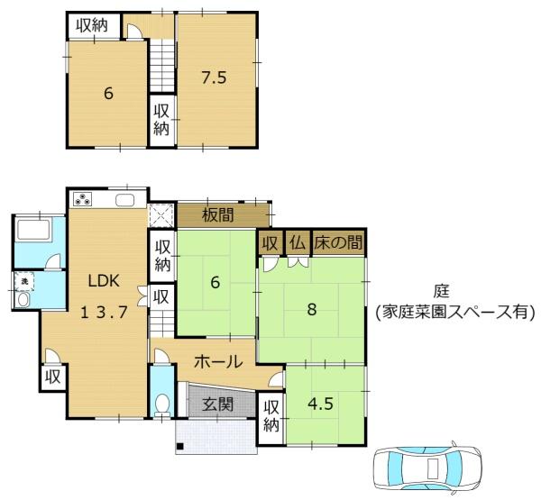 大津市滋賀里２丁目の中古一戸建て