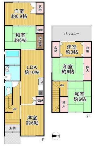 京都市右京区嵯峨朝日町の中古一戸建
