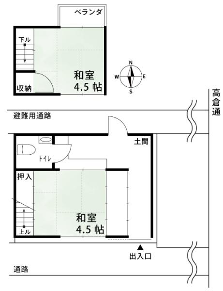 京都市下京区高倉通仏光寺上る西前町の中古テラスハウス