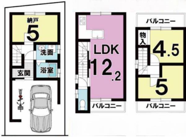 京都市右京区梅津罧原町の新築一戸建