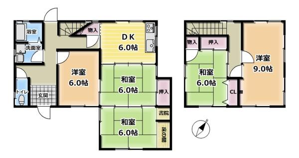 大津市野郷原２丁目の中古一戸建て