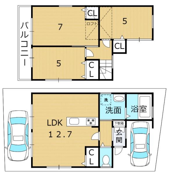 京都市北区大宮玄琢南町の中古一戸建