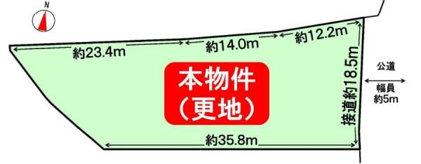 京都市右京区北嵯峨北ノ段町の売土地