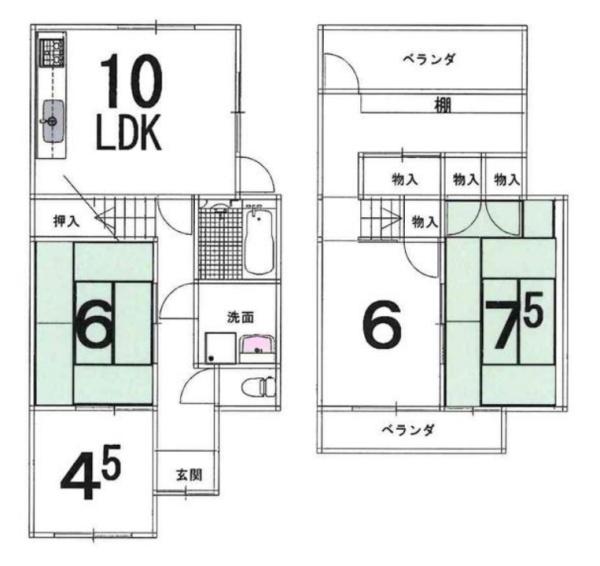 京都市西京区樫原蛸田町の中古一戸建て