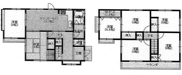 大津市湖城が丘の中古一戸建