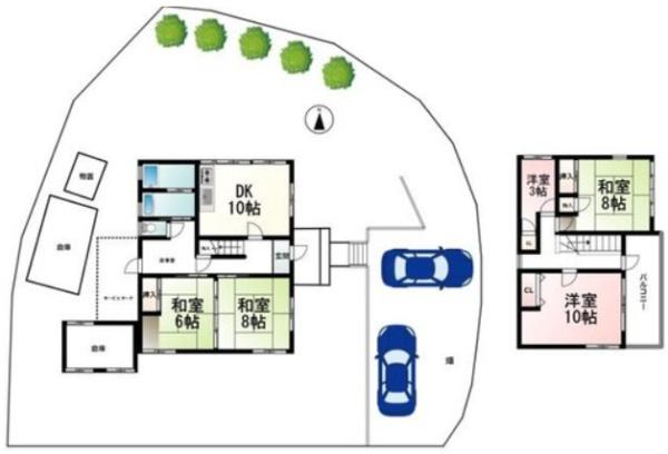 大津市滋賀里２丁目の中古一戸建