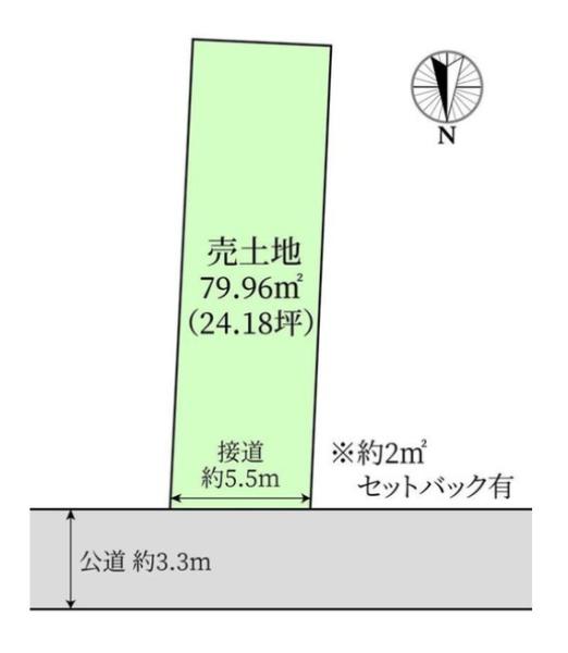 京都市下京区中堂寺前田町の土地