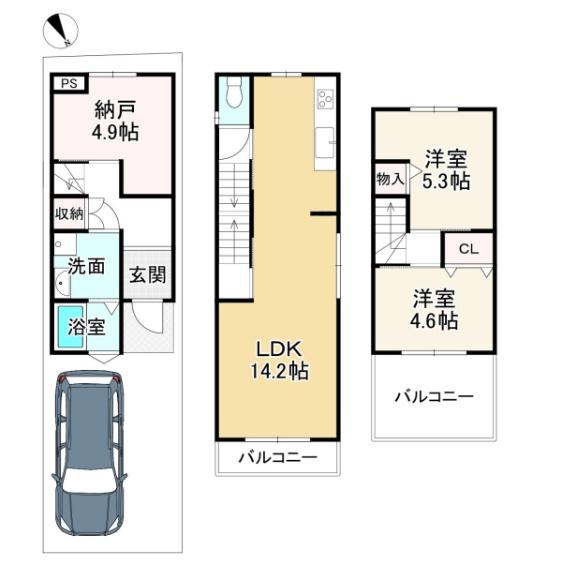 京都市伏見区深草出羽屋敷町の中古一戸建