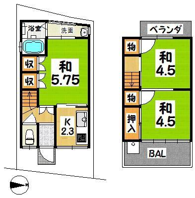 京都市右京区太秦面影町の中古一戸建