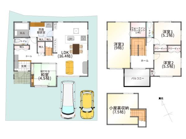 大津市月輪３丁目の新築一戸建