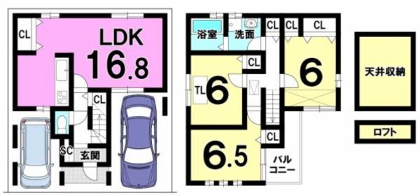 京都市下京区猪熊通五条上る柿本町の中古一戸建