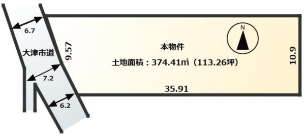 大津市杉浦町の売土地